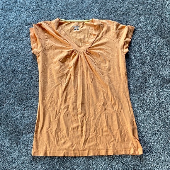 Columbia Orange Short Sleeve Top SIZE M - Picture 1 of 3